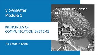 18EC53  M1  part7  Quadrature Carrier Multiplexing [upl. by Fortunato]