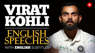 ENGLISH SPEECH  VIRAT KOHLI RapidFire Questions English Subtitles [upl. by Ecyor]