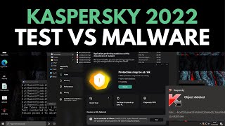 Kaspersky Plus Review Test vs Malware 2022 [upl. by Yeldahc]