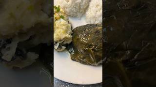 turkeytail laulau made with collardgreens thatbrandendude [upl. by Kondon160]