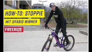 MTBFahrtechnik der Stoppie mit Fabio Wibmer [upl. by Tedmann]