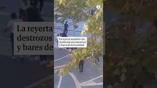 Once detenidos ocho menores en una pelea multitudinaria en Manresa [upl. by Cesaria]