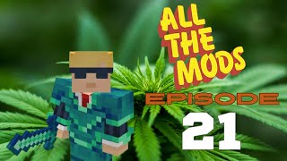 All The Mods 10  Episode 21 Mystical Agriculture And Learning To Make Time Crystal 420 Friendly [upl. by Ahcsropal665]