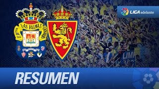 Resumen de UD Las Palmas 53 Real Zaragoza  HD [upl. by Milstone]