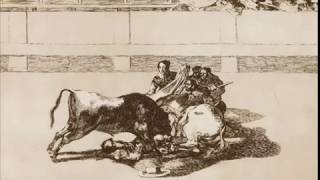 A Picador is Unhorsed and Falls under the Bull Francisco de Goya [upl. by Nazay]