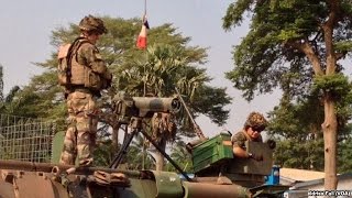 Centrafrique  fin de lopération Sangaris [upl. by Annoed]