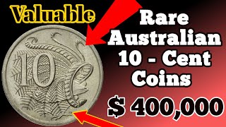 Rare Australian 10 Cent Coins  10 Cent Australia most valuable  10 Cent Coin worth money [upl. by Akinwahs]