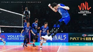 Best Volleyball Long Rally  Mens VNL 2019 [upl. by Chernow]