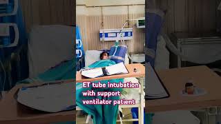 sarita kumari09 ET tube intubation support ventilatorcreatical patient please Like subscribe [upl. by Clemens]