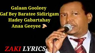 XASAN AADAN SAMATAR HEESTII SIDIRIGAM LYRICS [upl. by Brothers20]