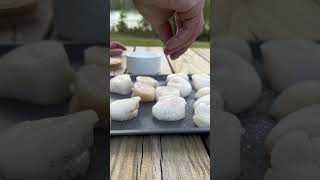 Part 1 Cooking Scallops at Home seafood scallops scallop [upl. by Retsevlis497]