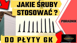 Jakie wkręty stosować do płyt GK gipsowokartonych [upl. by Ecirtaeb]