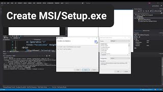 Generate MSISetupexe from C Project with Visual Studio 2022 [upl. by Aekin]