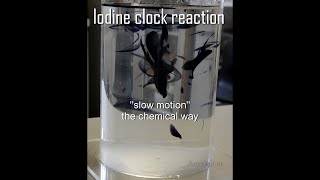 Awesome iodine clock reaction in slow motion [upl. by Aiekram918]