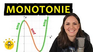 MONOTONIE berechnen Ableitung – Monotonieverhalten Mathe Intervall [upl. by Gemoets]