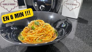 SPAGHETTIS À LA BOLOGNAISE EXPRESS EN 6 MIN AU COOKEO [upl. by Shuma]