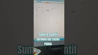 Sumif amp Countif formulams excelPGDCA [upl. by Dwyer854]