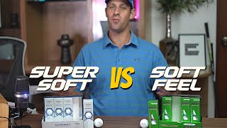 ✅ Callaway Supersoft Vs Srixon Soft Feel  Tried And Tested By Average Golfer [upl. by Anyalram931]