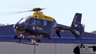 UK Police helicopter at North Weald airfield [upl. by Mulloy]