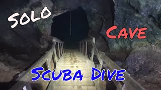 One Divers Tale Solo Scuba Dive in a Yucatán Mexico Cenote Cave [upl. by Antonella988]