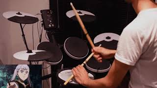 Black Clover OP 5 Full 【Gamushara】by Miyuna  Drum Cover [upl. by Eriam]