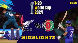 NZ Vs AFG Highlights Another Upset In T20 World Cup 2024 Afghanistan Beat New Zealand By 84 Runs [upl. by Winifred]