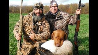 Chasse à loutarde avec quotGunnerquot le chien rapporteur [upl. by Llewej]