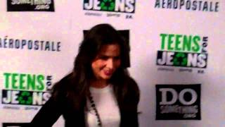 Josie Loren at the 5th Annual Teens for Jeans Kickoff party by DoSomething [upl. by Atinal]