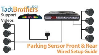 Backup Parking Sensor installation guide [upl. by Adnik]