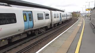 Thameslink Class 700055 Departure Rochester for Luton via Greenwich [upl. by Feirahs]