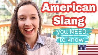 Top 14 American Slang English vocabulary lesson [upl. by Aivirt]