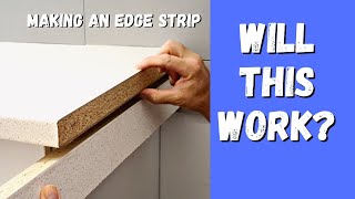 How to make a edge strip for kitchen bench from an offcut [upl. by Lief375]