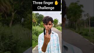 Three finger 🖐 challenge viralvideo magic tricks file viralshorts tricks 👬🖐 [upl. by Sitruk]