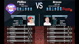 Super Mega Baseball 3 Franchise  Atlanta Braves  Game 1 vs Philadelphia Ep 151 [upl. by Inaboy709]