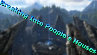 Breaking Into Locked Doors  6969 Is A Bad Pin  ARK Survival Evolved [upl. by Ikeda]