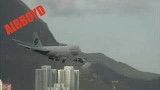 Air Hong Kong 747 Landing Kai Tak 1998 [upl. by Tilly]