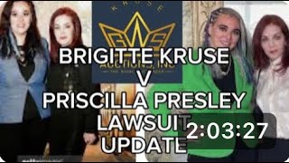 BRIGITTE KRUSE V PRISCILLA PRESLEY LAWSUIT UPDATE AND TEAM ELVIS CHAT [upl. by Aday573]