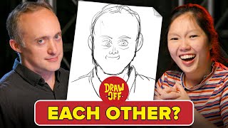 Animator Vs Cartoonist Draw Each Other • DrawOff [upl. by Mehalick13]