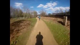 Weybridge to Richmond Park via Thames Towpath with Race [upl. by Nileek]