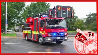 BIRKERØD BIM1BIS1 ABA nordsjællands brandvæsen brandbil i udrykning Feuerwehr ausrücken 緊急走行 消防車 [upl. by Foss486]