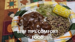 687 BEEF TIPS AND RICE COMFORT MEAL [upl. by Yesmar]