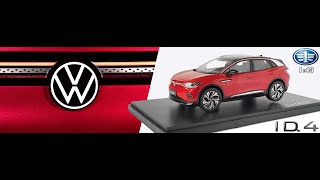 Miniatura Volkswagen ID4 CROZZ 2021 Vermelho 143 FAW [upl. by Sirah760]