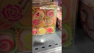 Marzipan sweets marzipan marsepein sweets yummy food sugar supermarket [upl. by Suivatal560]