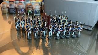 My first two Wurttemberg battalions start to emerge from the painting table [upl. by Leinto128]