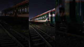 Mohanagar Express  Chittagong to Dhaka  Hyundai Rotem South Korean locomotive  PTinka coach [upl. by Richmal]