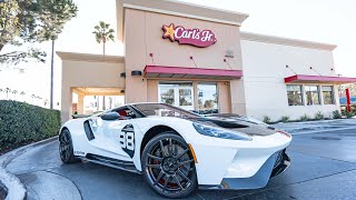 USING THE DRIVE THROUGH WITH MY HERITAGE EDITION FORD GT  Manny Khoshbin [upl. by Aivartal]