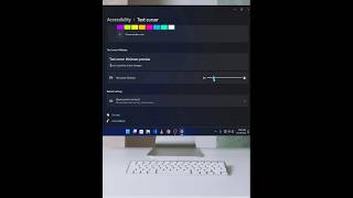 Adjust text cursor thickness in Windows 11 👨‍💻 TextCursor [upl. by Ferris]