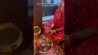 The reality of Karva Chauth  don’t miss the end  who all can relatefunnyvideo karvachauth viral [upl. by Ellehcyar]