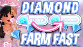 FASTEST WAYS TO GET DIAMONDS for GLITTERFROST ROYALE HIGHS UPDATE  Diamond Farming Tips amp Tricks [upl. by Adnuahsor]