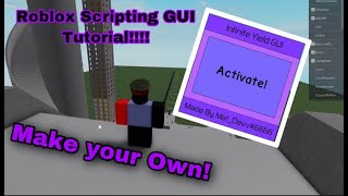 How to make an EASY Custom Roblox Exploit GUI All Executors 2022 [upl. by Egroej486]